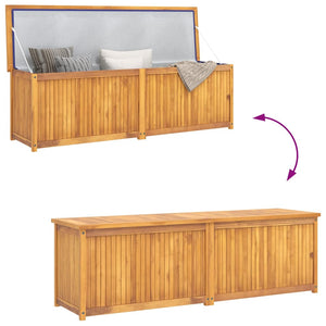 Μπαούλο Κήπου 175 x 50 x 55 εκ. από Μασίφ Ξύλο Teak