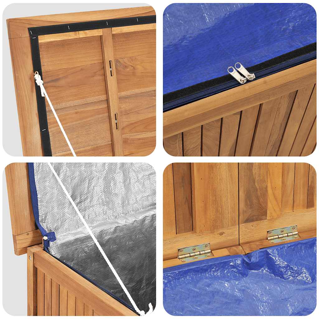 Μπαούλο Κήπου 175 x 50 x 55 εκ. από Μασίφ Ξύλο Teak