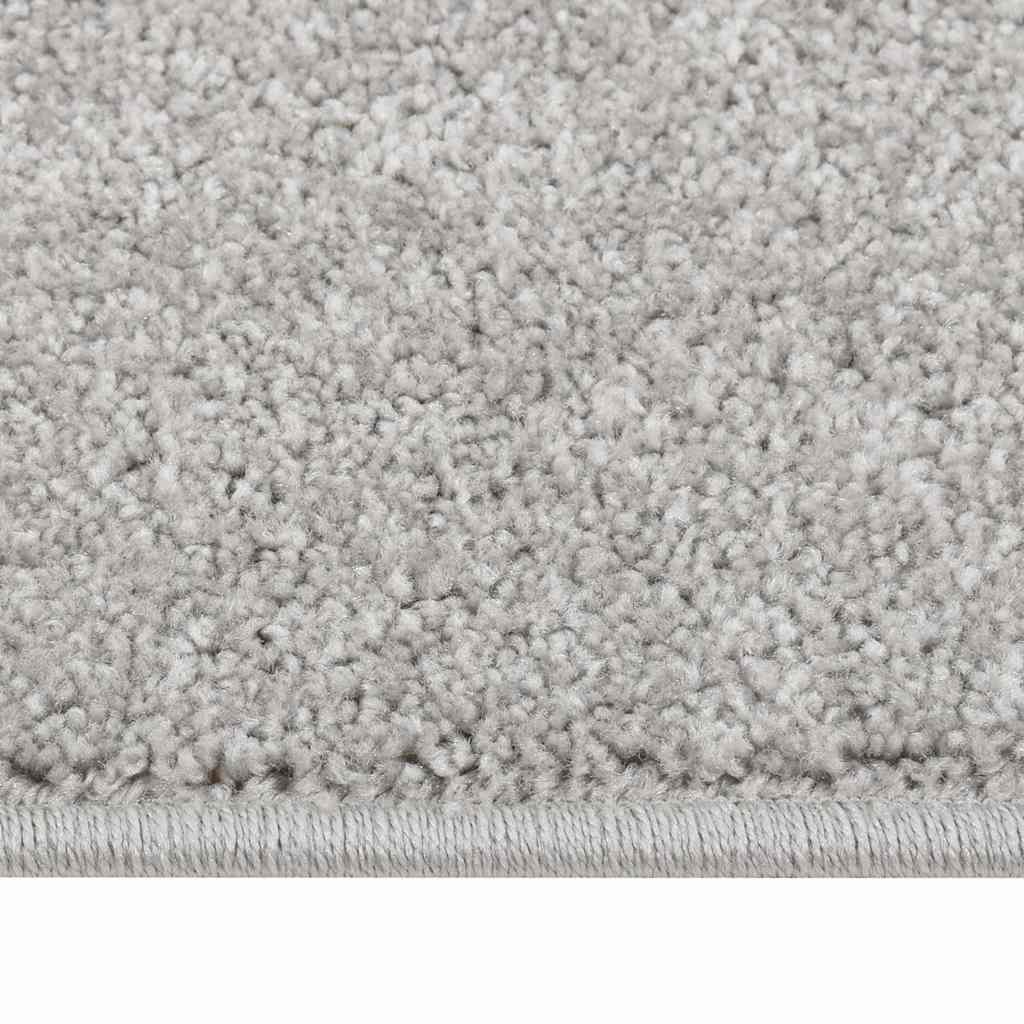 Χαλί Κοντό Πέλος Ανοιχτό Γκρι 240 x 340 εκ. - Pakobazaar