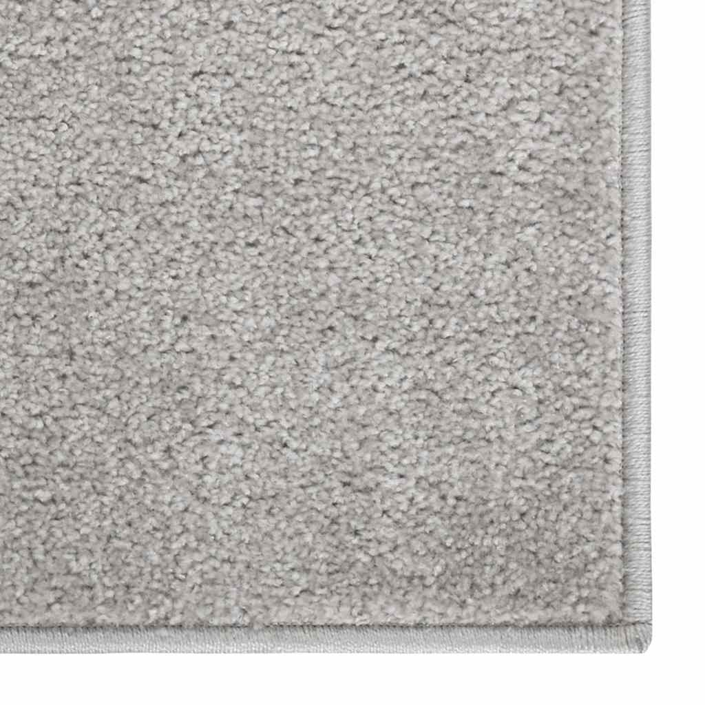 Χαλί Κοντό Πέλος Ανοιχτό Γκρι 240 x 340 εκ. - Pakobazaar