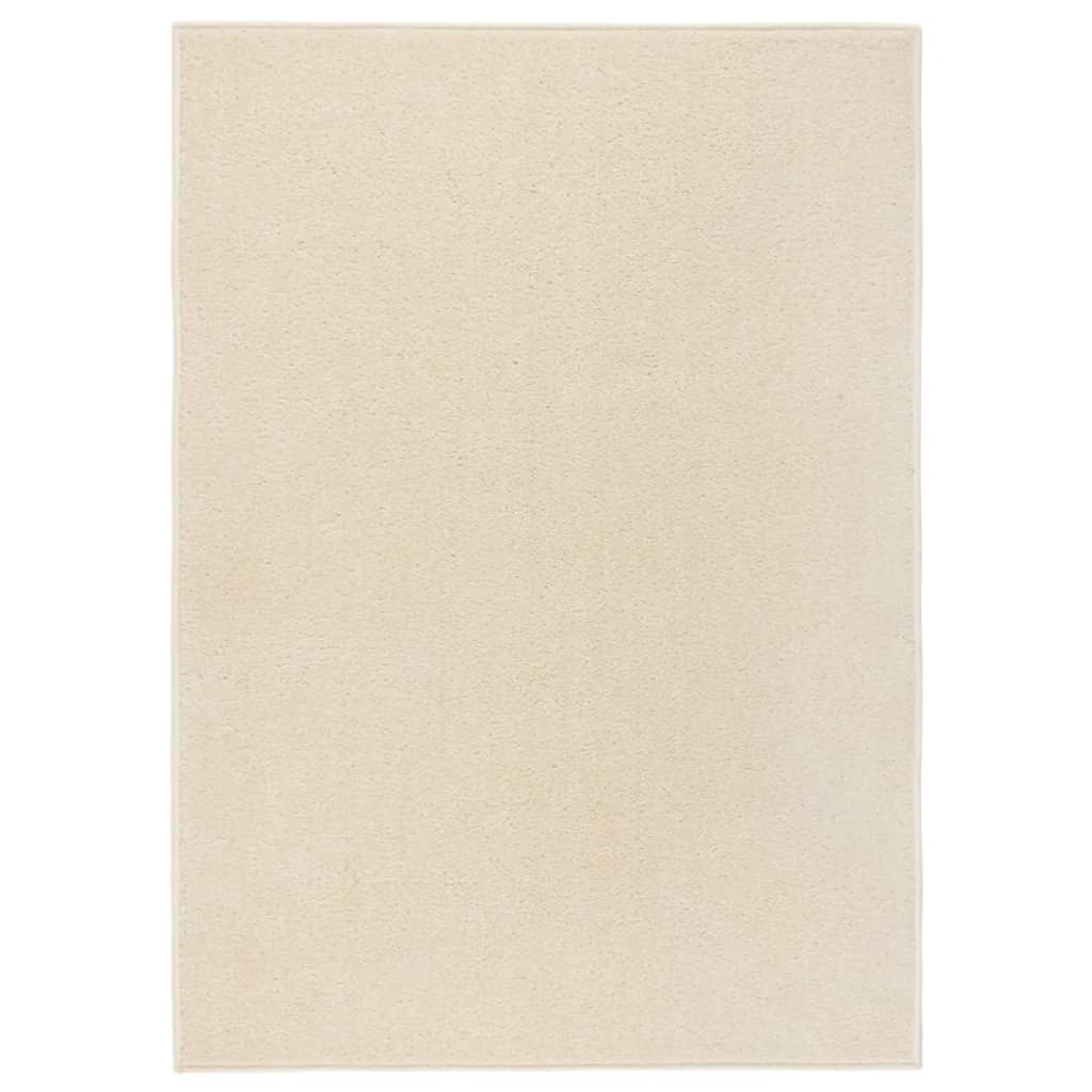 Χαλί Κοντό Πέλος Κρεμ 140 x 200 εκ.