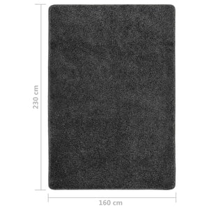 Χαλί Shaggy Αντιολισθητικό Σκούρο Γκρι 160 x 230 εκ.