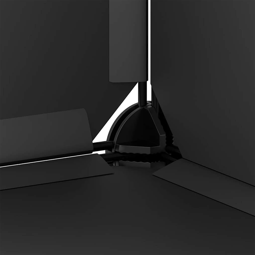 Κύβοι Αποθήκευσης & Οργάνωσης 6 τεμ. Μαύροι από Πολυπροπυλένιο