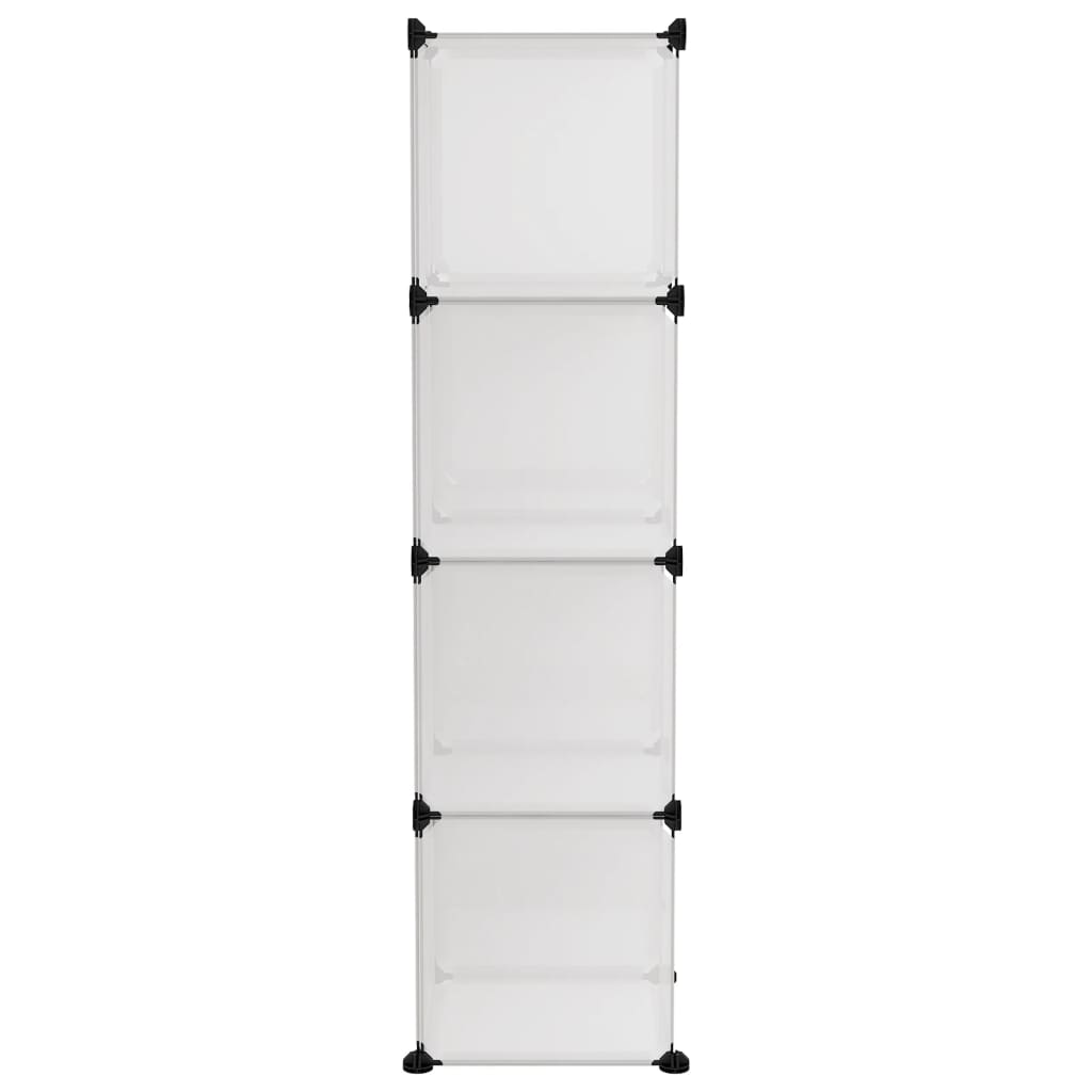 Κύβοι Αποθήκευσης & Οργάνωσης 9 τεμ. Διάφανοι Πολυπροπυλένιο