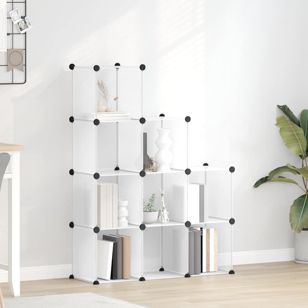 Κύβοι Αποθήκευσης & Οργάνωσης 9 τεμ. Διάφανοι Πολυπροπυλένιο