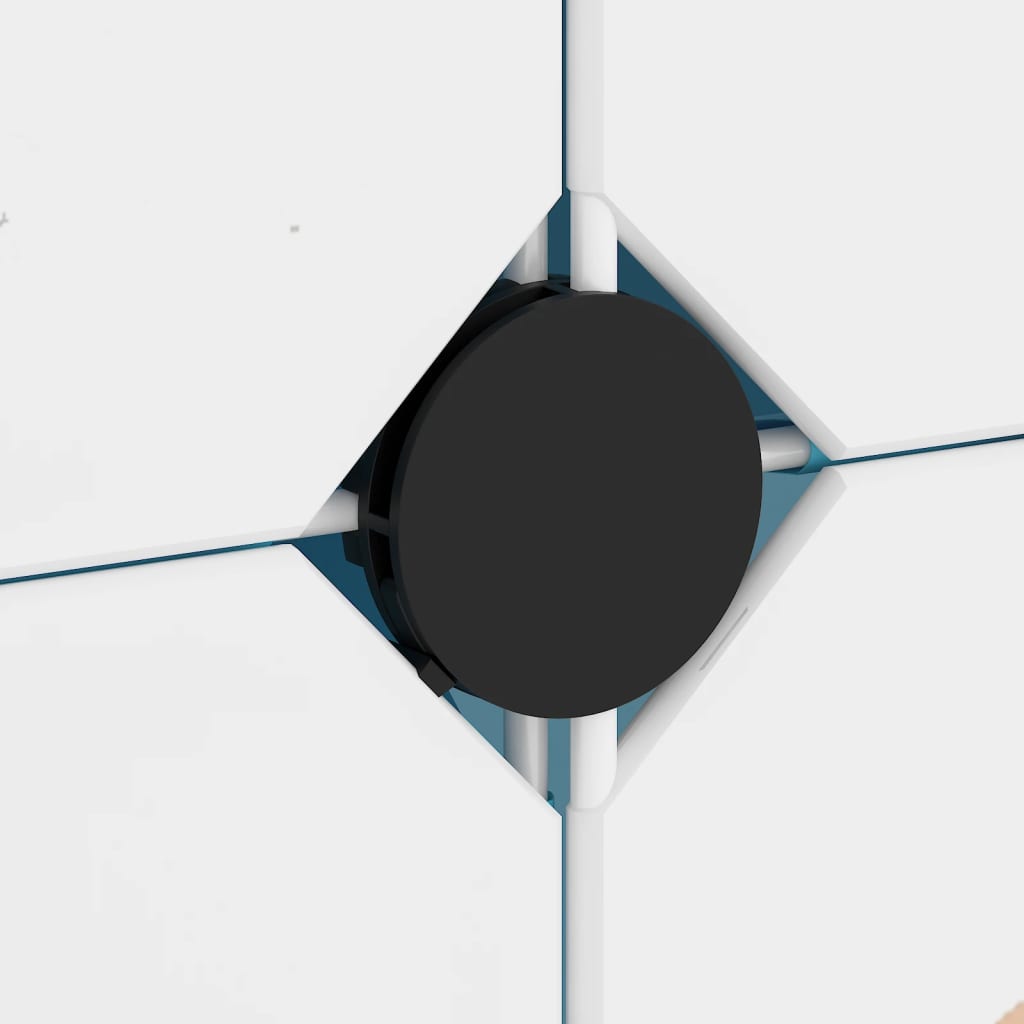 Ντουλάπι Αποθήκευσης Παιδικό με 12 Κύβους Μπλε από Πολυπ/λένιο