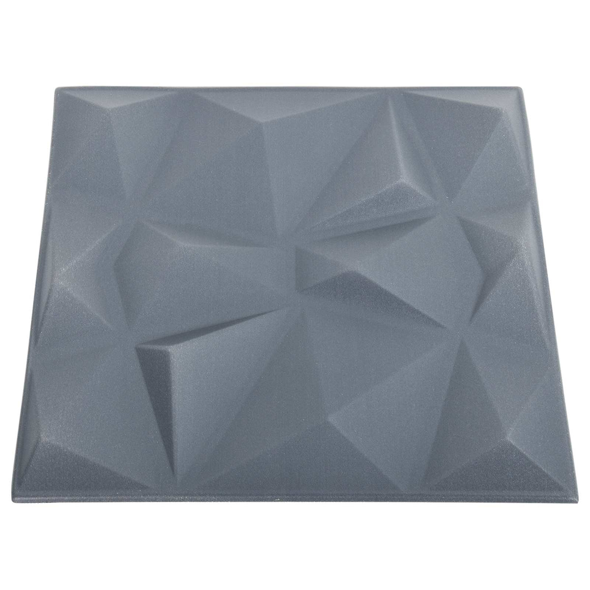 Πάνελ Τοίχου 3D 12 τεμ. Γκρι Origami 50 x 50 εκ. 3 μ²