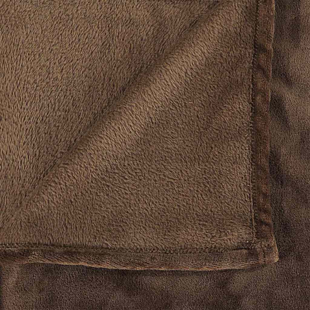 Κουβέρτα Καφέ 130 x 170 εκ. από Πολυεστέρα - Pakobazaar