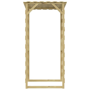 Πέργκολες με Οροφή 3 τεμ. 100x90x200 εκ. από Εμποτισμένο Πεύκο - PAKOBAZAAR