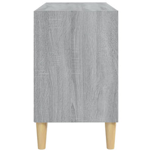 Έπιπλο Τηλεόρασης Γκρι Sonoma 69,5x30x50εκ & Μασίφ Ξύλινα Πόδια