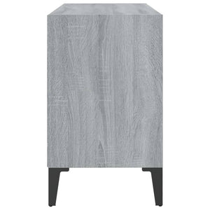 Έπιπλο Τηλεόρασης Γκρι Sonoma 69,5x30x50 εκ. με Μεταλλικά Πόδια