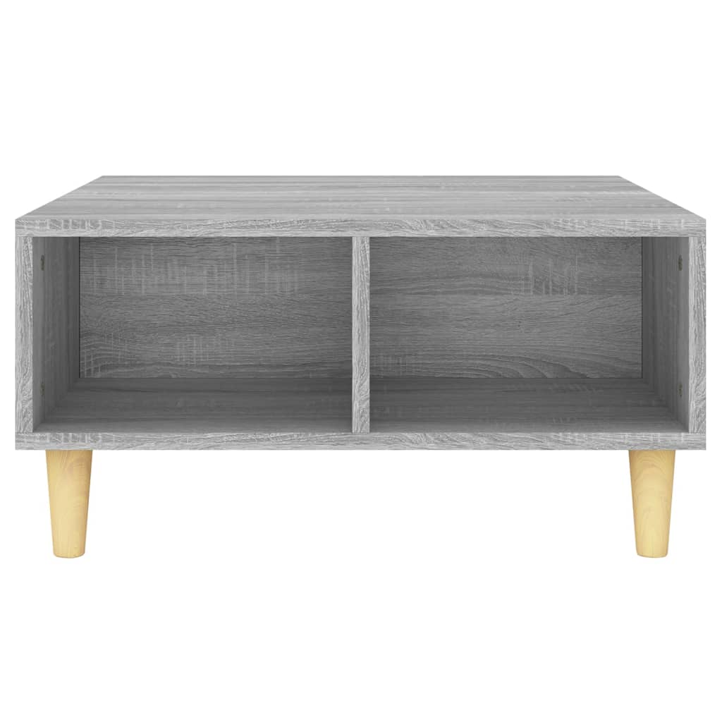 Τραπεζάκι Σαλονιού Γκρι Sonoma 60 x 60 x 30 εκ. από Μοριοσανίδα