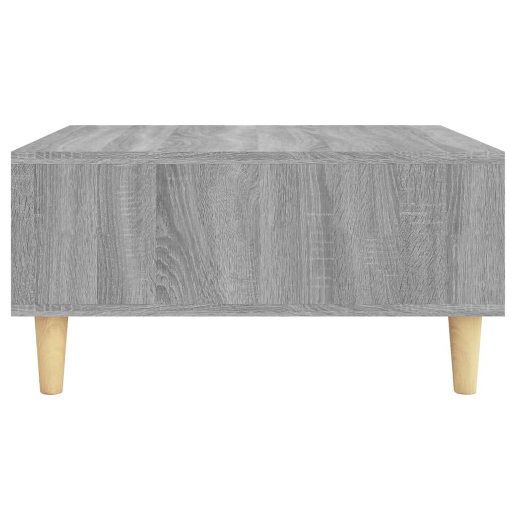 Τραπεζάκι Σαλονιού Γκρι Sonoma 60 x 60 x 30 εκ. από Μοριοσανίδα