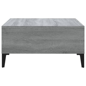 Τραπεζάκι Σαλονιού Γκρι Sonoma 60 x 60 x 30 εκ. από Επεξ. Ξύλο