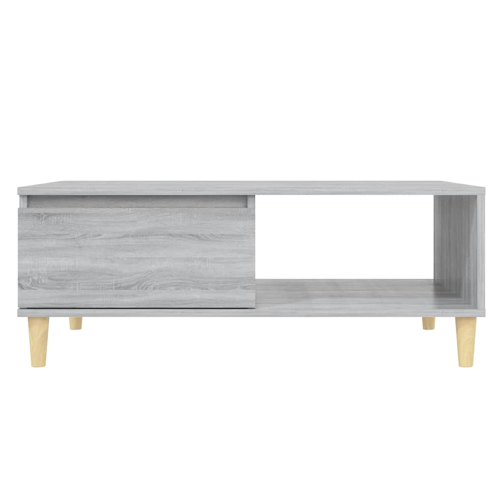 Τραπεζάκι Σαλονιού Γκρι Sonoma 90x60x35 εκ. Επεξεργασμένο Ξύλο