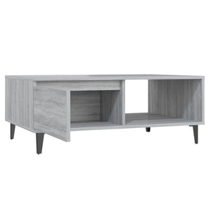 Τραπεζάκι Σαλονιού Γκρι Sonoma 90x60x35 εκ. Επεξεργασμένο Ξύλο
