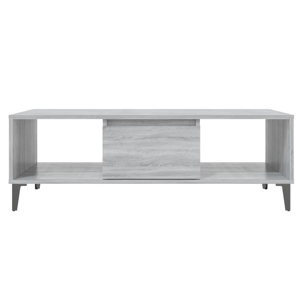 Τραπεζάκι Σαλονιού Γκρι Sonoma 103,5x60x35 εκ. από Μοριοσανίδα - Pakobazaar