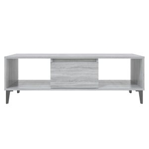 Τραπεζάκι Σαλονιού Γκρι Sonoma 103,5x60x35 εκ. από Μοριοσανίδα - Pakobazaar