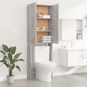 Ντουλάπι Πλυντηρίου Γκρι Sonoma 64 x 25,5 x 190 εκ. - Pakobazaar