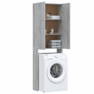 Ντουλάπι Πλυντηρίου Γκρι Sonoma 64 x 25,5 x 190 εκ. - Pakobazaar