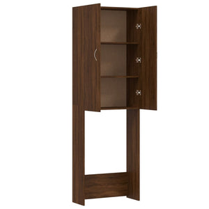 Ντουλάπι Πλυντηρίου Καφέ Δρυς 64 x 25,5 x 190 εκ. - Pakobazaar