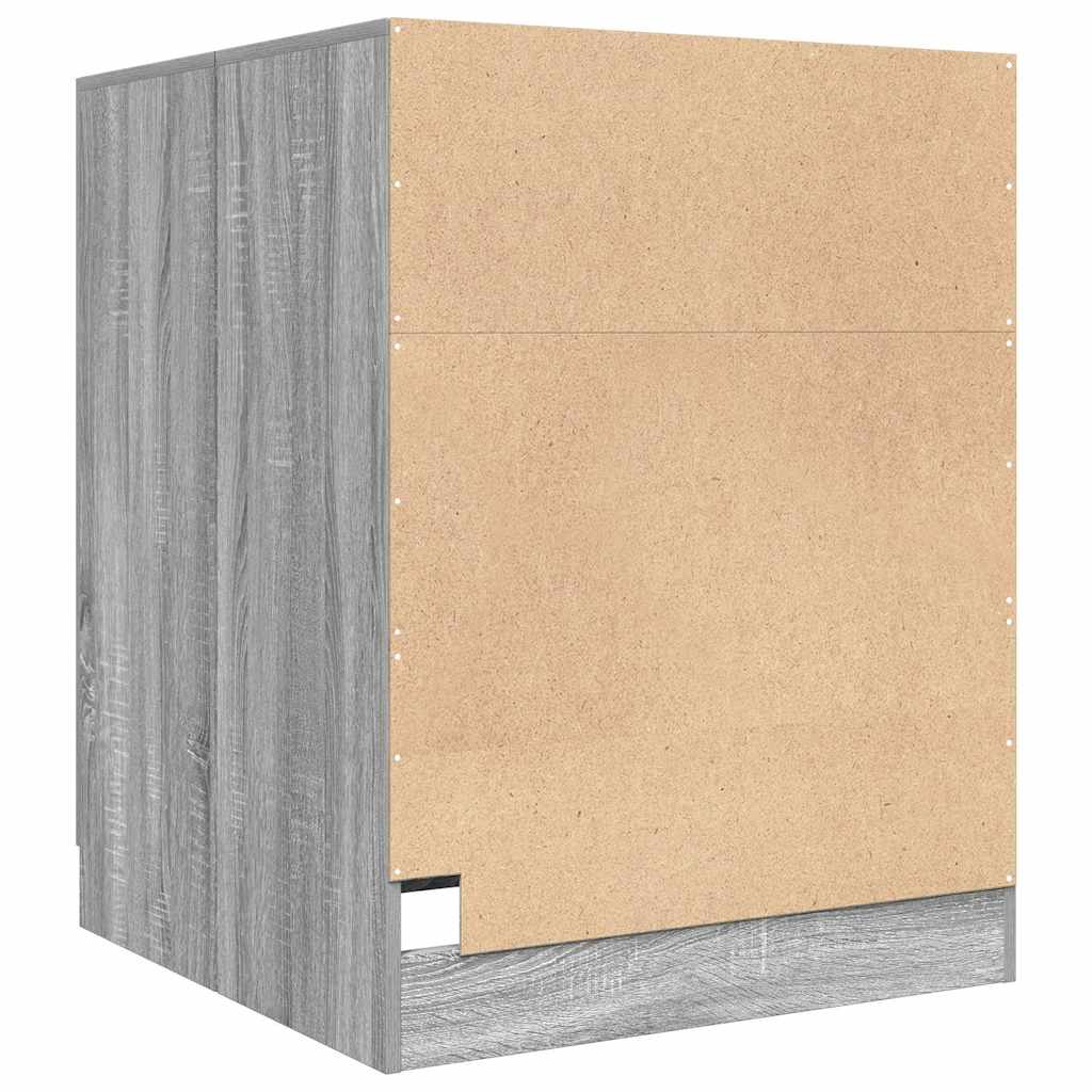Ντουλάπι Πλυντηρίου Γκρι Sonoma 71 x 71,5 x 91,5 εκ. - Pakobazaar