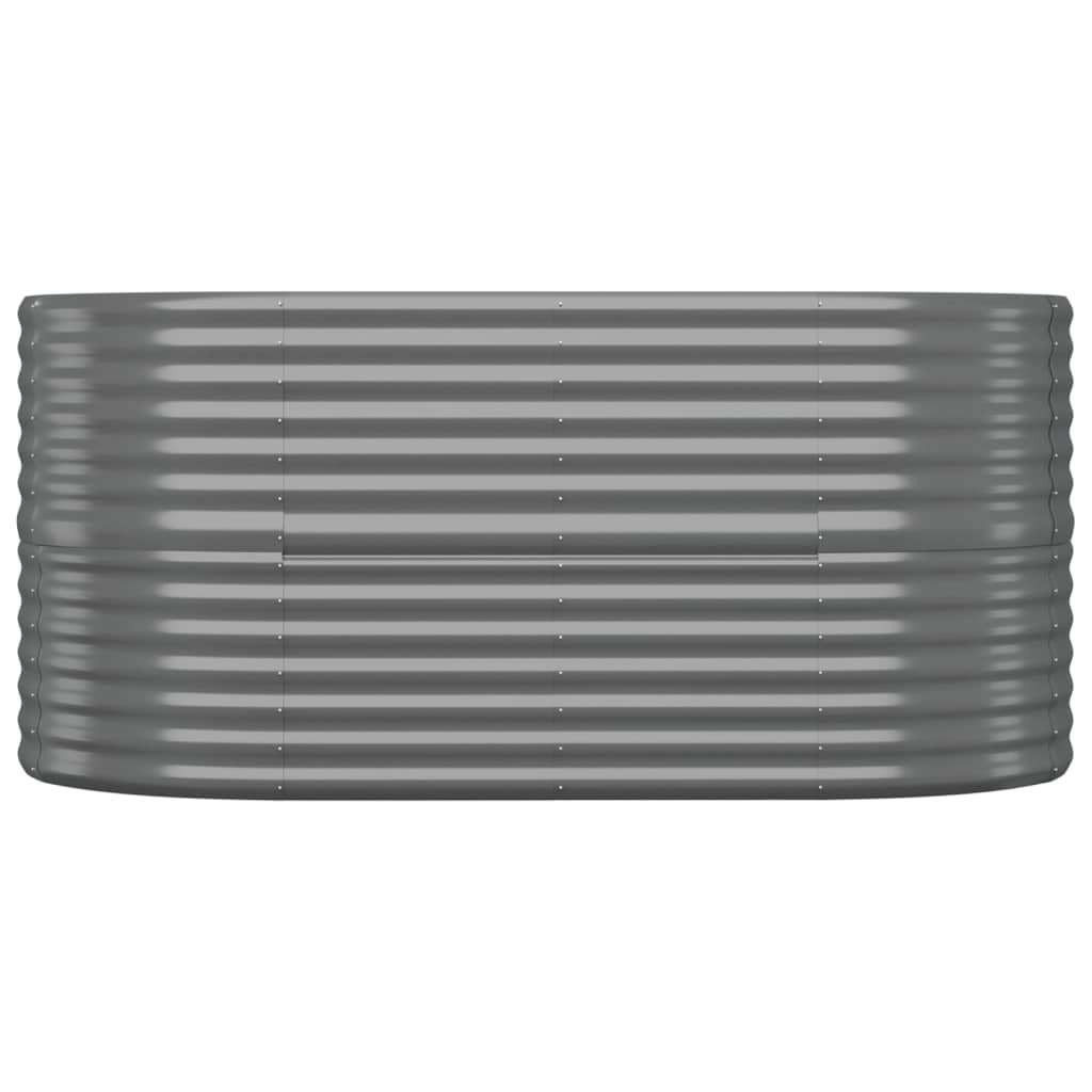 Ζαρντινιέρα Γκρι 152x80x68 εκ. Γαλβανισμένος χάλυβας