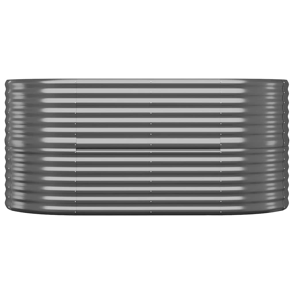 Ζαρντινιέρα Ανθρακί 152x80x68 εκ Γαλβανισμένος χάλυβας - Pakobazaar