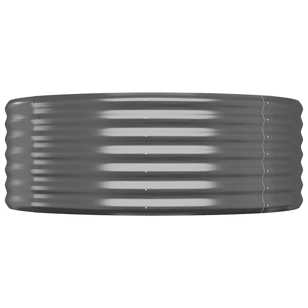 Ζαρντινιέρα Ανθρακί 100x100x36εκ Γαλβανισμένος χάλυβας