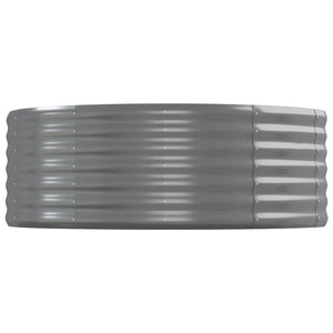 Ζαρντινιέρα Γκρι 544x100x36 εκ. Γαλβανισμένος χάλυβας - Pakobazaar