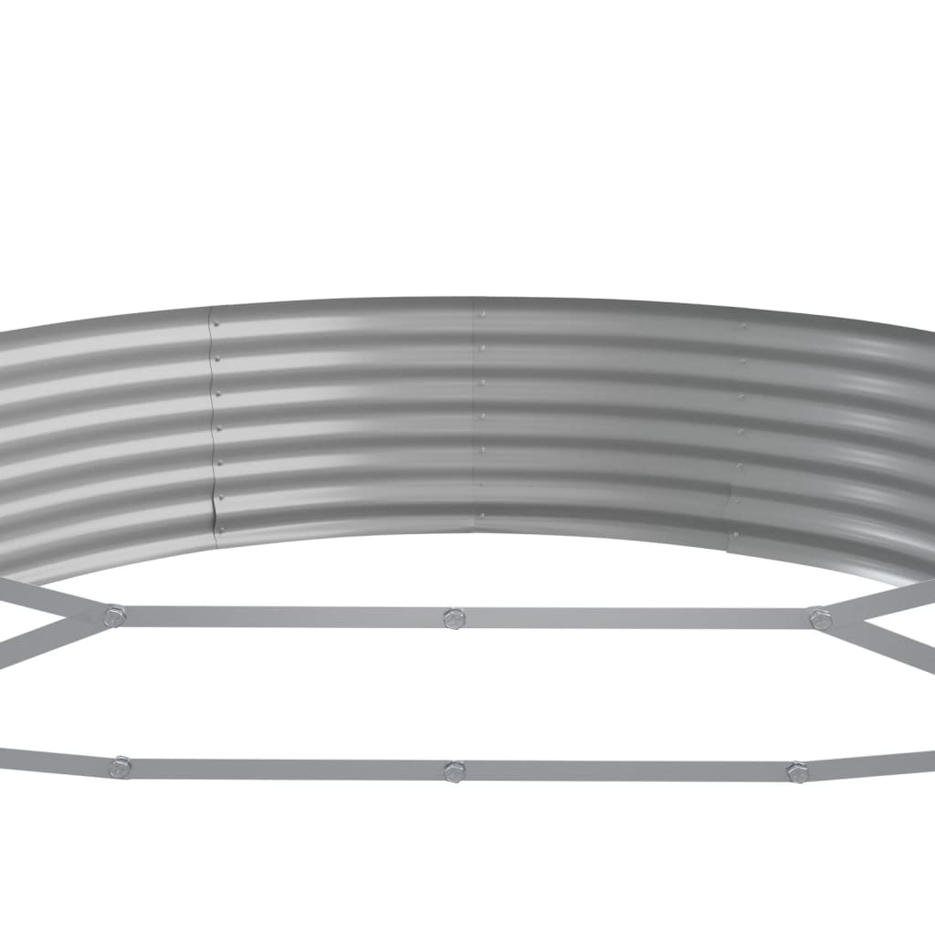 Ζαρντινιέρα Καφέ 450x140x36 εκ. Γαλβανισμένος χάλυβας - Pakobazaar