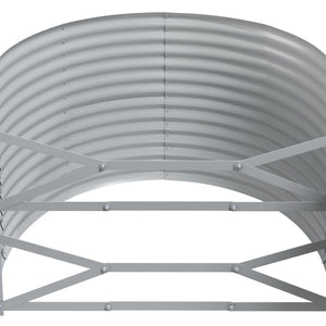 Ζαρντινιέρα Πράσινη 322x100x68εκ Γαλβανισμένος χάλυβας