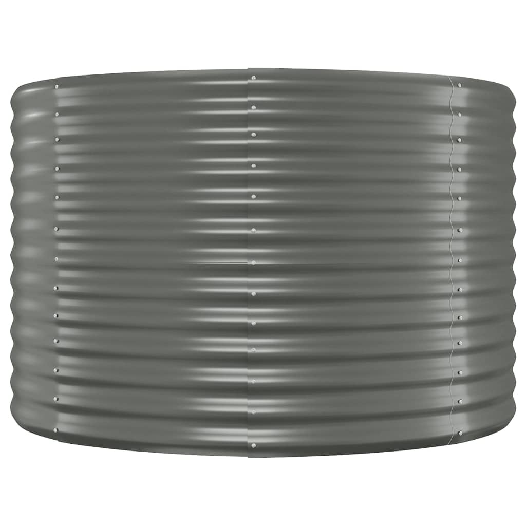 Ζαρντινιέρα Γκρι 322x100x68 εκ. Γαλβανισμένος χάλυβας