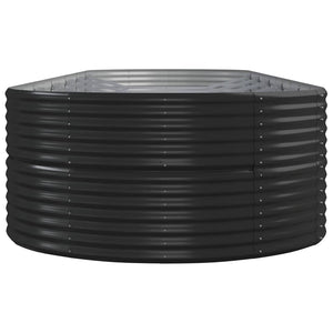 Ζαρντινιέρα Ανθρακί 510x140x68εκ Ατσάλι με Ηλεκτρ. Βαφή Πούδρας - Pakobazaar