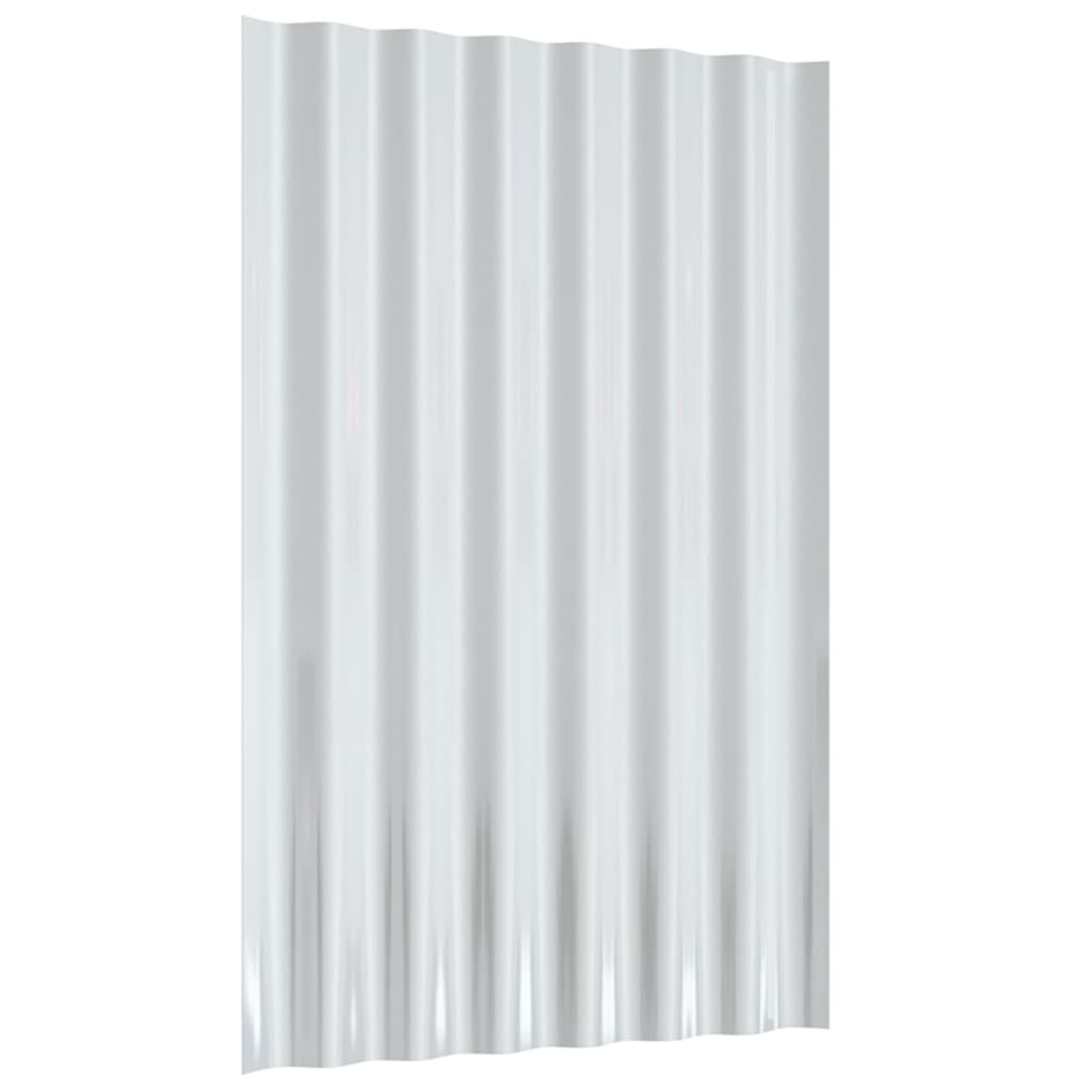 Πάνελ Οροφής 36 τεμ. Πράσινα 60x36 εκ. Γαλβανισμένος χάλυβας