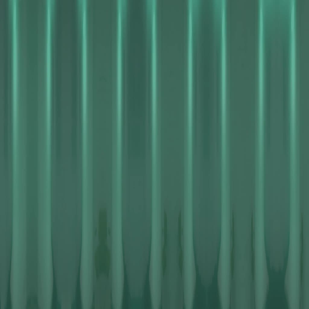 Πάνελ Οροφής 36 τεμ. Πράσινα 60x36 εκ. Γαλβανισμένος χάλυβας