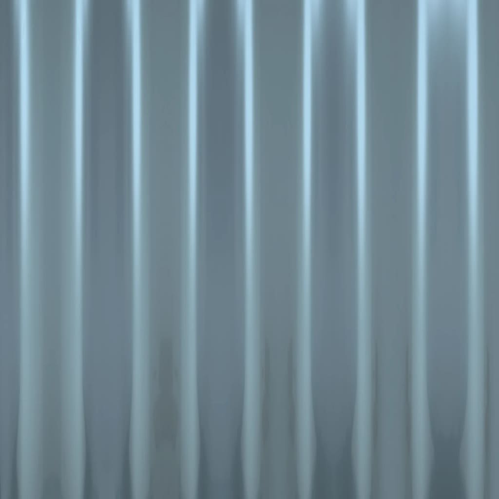 Πάνελ Οροφής 12 τεμ. Γκρι 80 x 36 εκ. Γαλβανισμένος χάλυβας