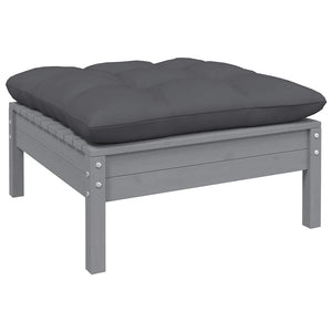 Σαλόνι Κήπου 5 Τεμαχίων από Μασίφ Ξύλο Πεύκου με Μαξιλάρια
