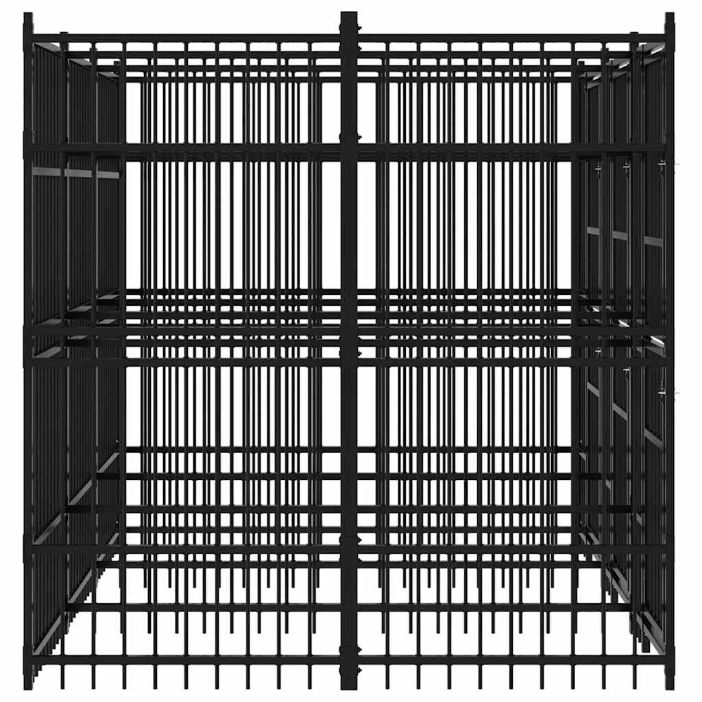 Κλουβί Σκύλου Εξωτερικού Χώρου 5,53 μ² από Ατσάλι - PAKOBAZAAR