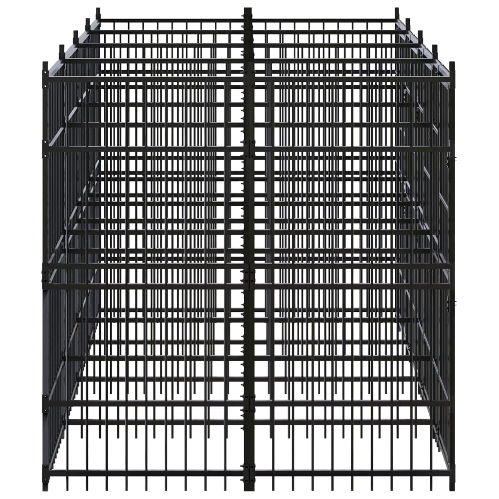 Κλουβί Σκύλου Εξωτερικού Χώρου 7,37 μ² από Ατσάλι - PAKOBAZAAR