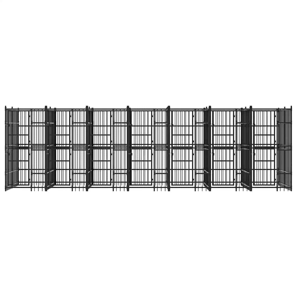 Κλουβί Σκύλου Εξωτερικού Χώρου 12,9 μ² από Ατσάλι - PAKOBAZAAR