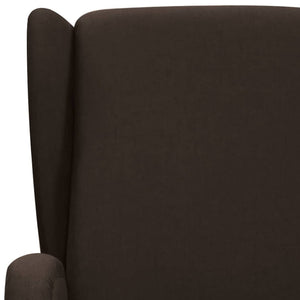 Πολυθρόνα Μασάζ Σκούρο Καφέ Υφασμάτινη