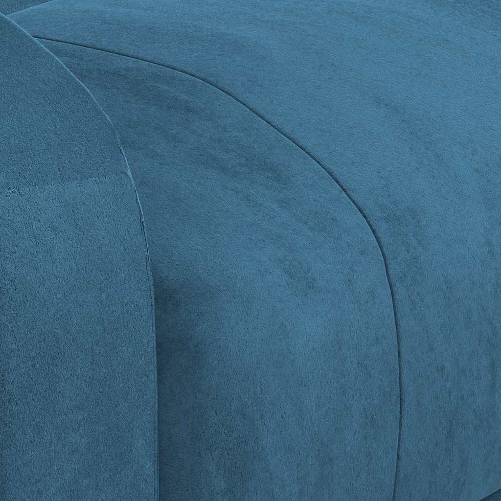 Πολυθρόνα Μασάζ Μπλε Βελούδινη