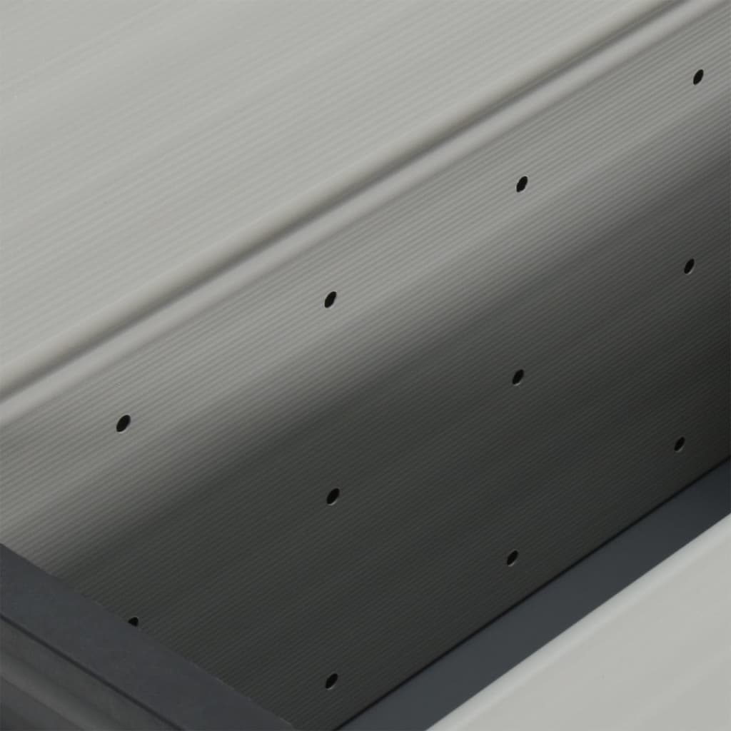 Κάδος Απορριμάτων Κήπου Γκρι 85 x 34 x 40 εκ.