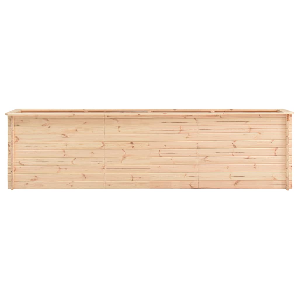 Ζαρντινιέρα Υπερυψωμένη 300x50x80,5εκ /19χιλ  Μασίφ Ξύλο Πεύκου - Pakobazaar
