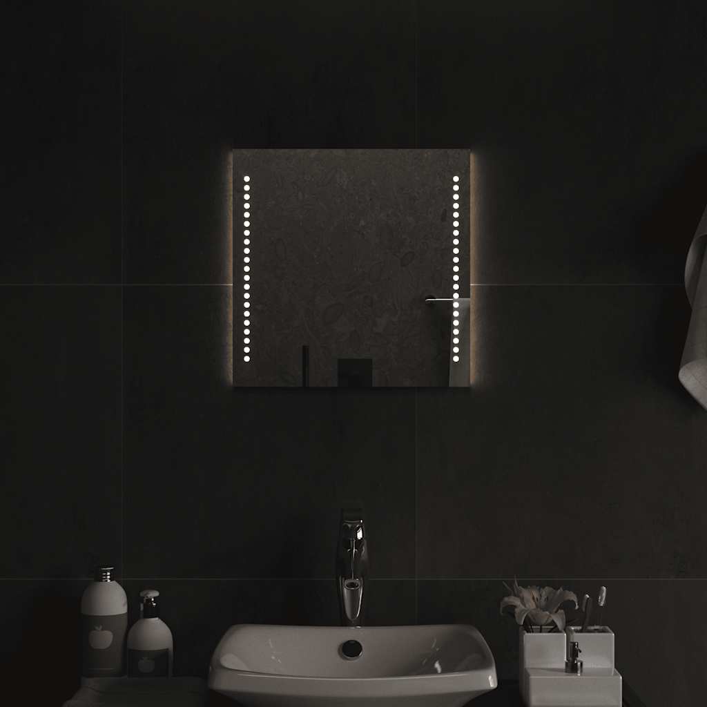 Καθρέφτης Μπάνιου με LED 40x40 εκ. - PAKOBAZAAR