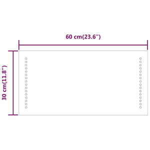 Καθρέφτης Μπάνιου με LED 60 x 30 εκ.
