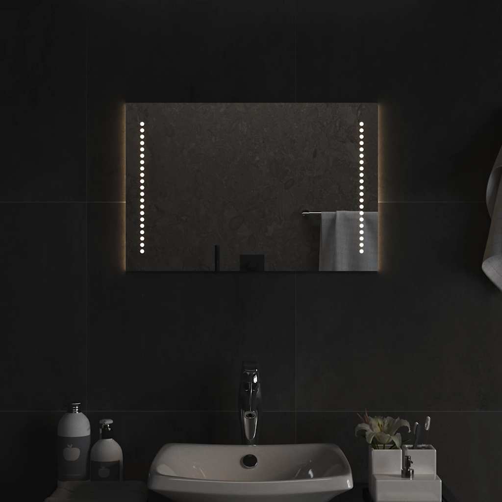Καθρέφτης Μπάνιου με LED 60x40 εκ. - PAKOBAZAAR