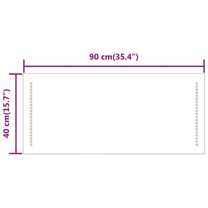 Καθρέφτης Μπάνιου με LED 90x40 εκ. - PAKOBAZAAR