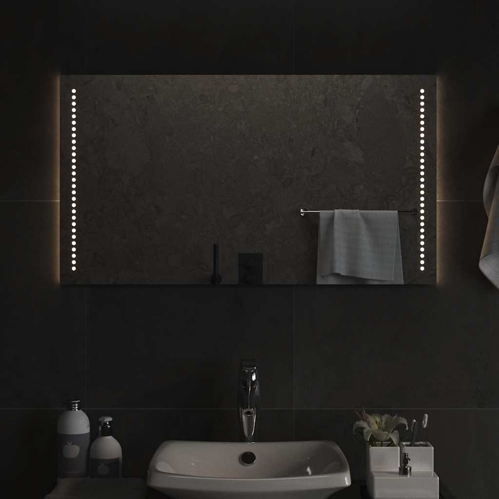 Καθρέφτης Μπάνιου με LED 90x50 εκ. - PAKOBAZAAR